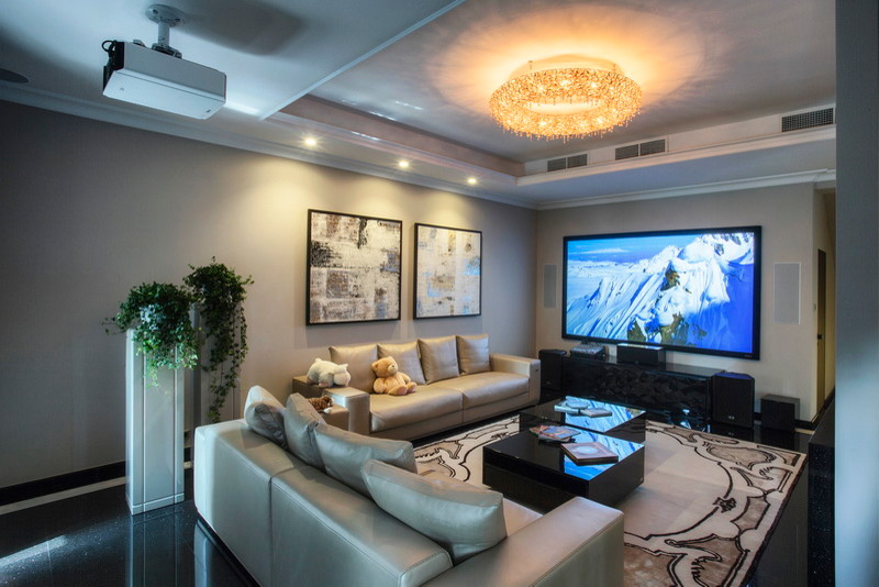 Система «мультирум» и домашний кинотеатр в загородном доме