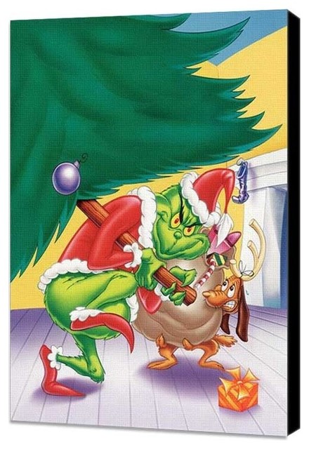 How the Grinch Stole Christmas 27 x 40 Movie Poster - Style A - Museum Wrapped C
