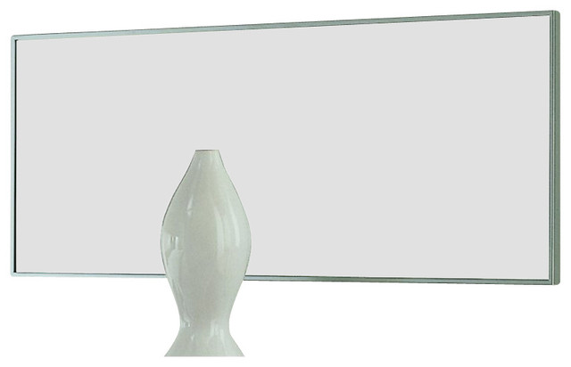 Rossetto Gap Mirror with Silver Aluminum Frame