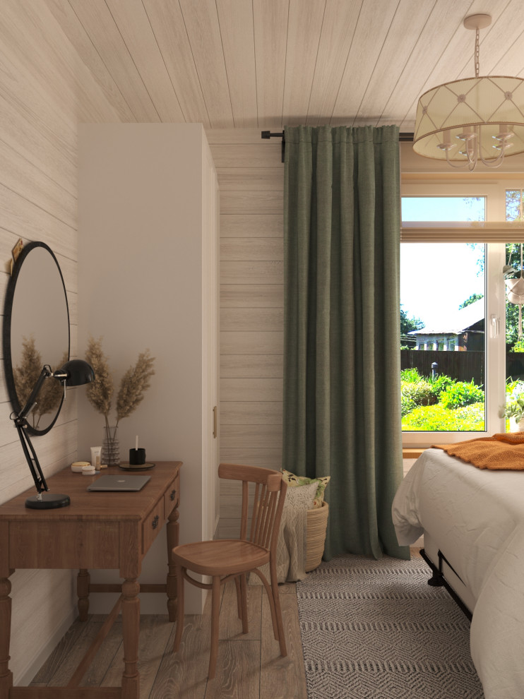 Спальня для родителей в загородном доме