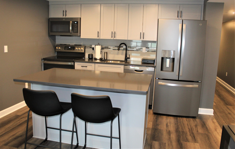 Keedysville Basement remodeling project with Transitional