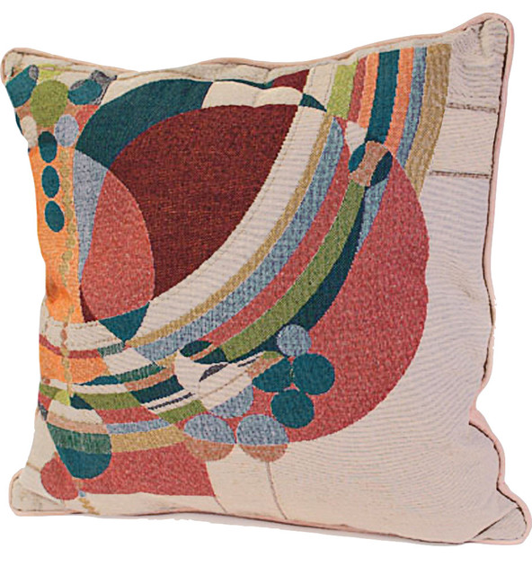 Frank Lloyd Wright March Balloons Tapestry Pillow Midcentury Frank Lloyd Wright March Balloons Tapestry Pillow