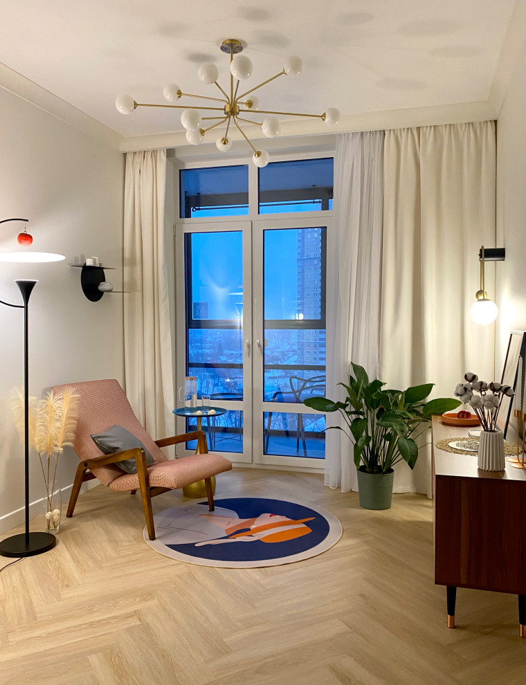 Малые м2 - не помеха комфорта. Смелый и яркий интерьер для молодой семьи