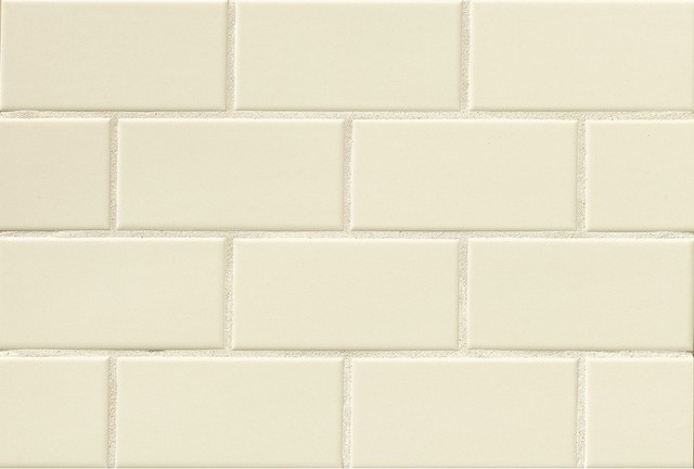 Traditions 3"x6" Matte Subway Tile, Biscuit