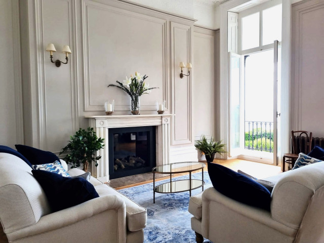 Lewes Crescent, Brighton klassisk-vardagsrum
