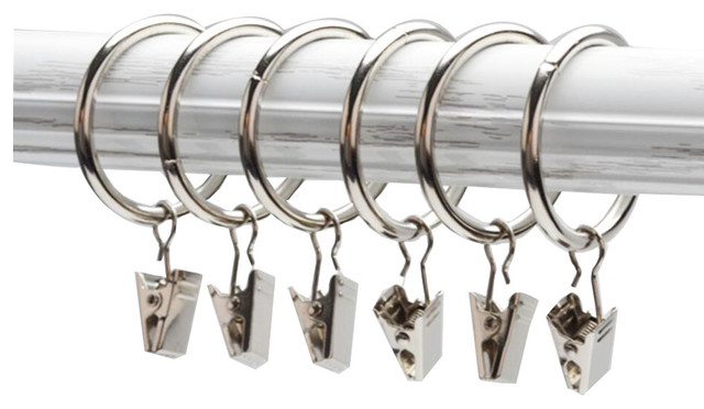 20 Piece Bathroom Accessories Shower Curtains Hooks Curtain Rings