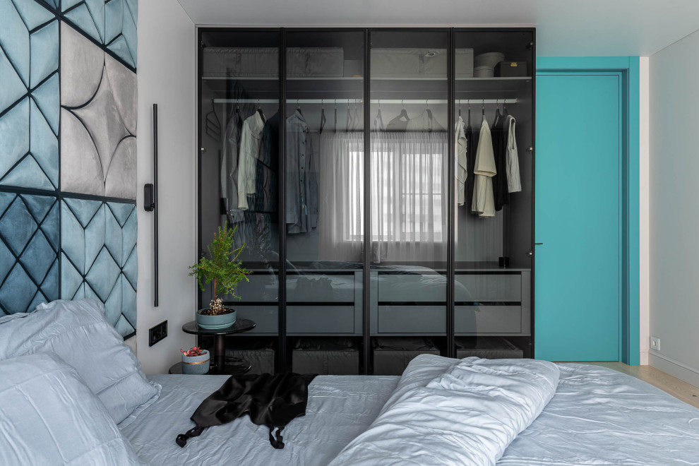 Квартира в синих тонах