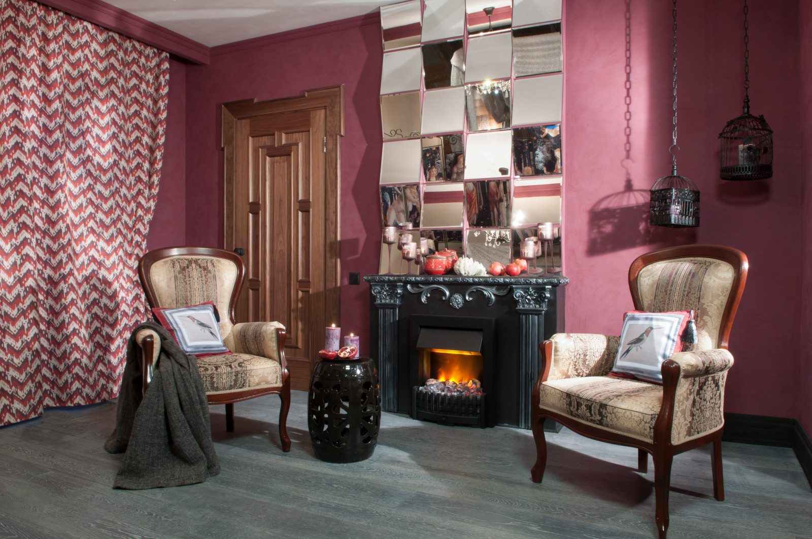 Яркие спальни