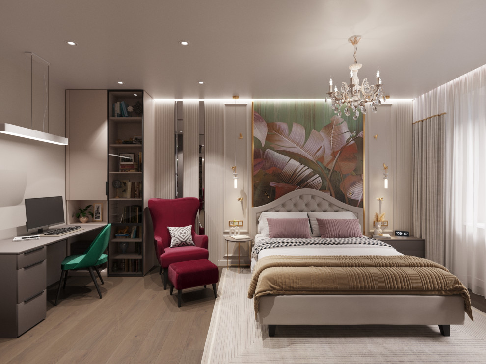 Дизайн проект квартиры 90 м2 с детской комнатой