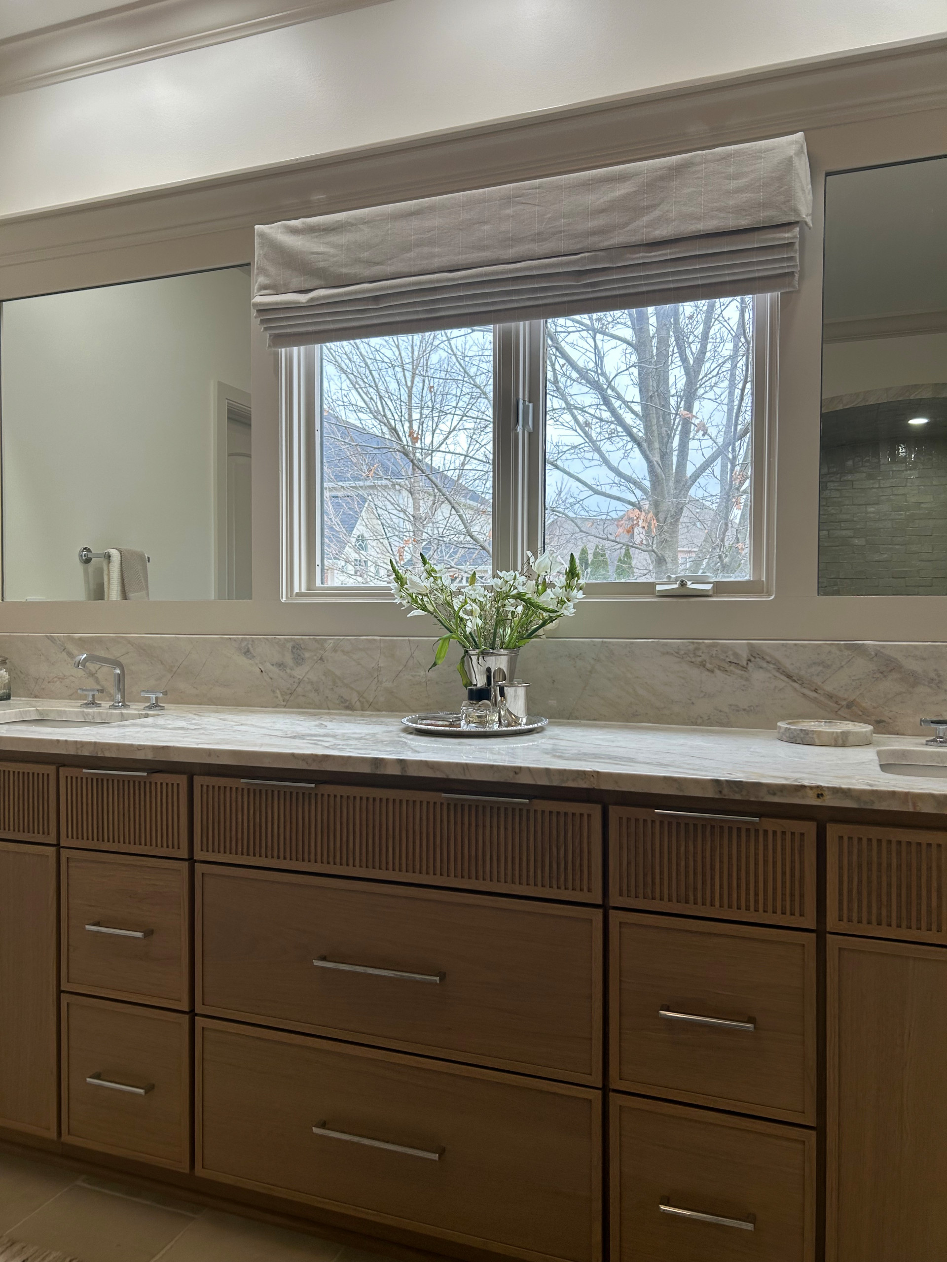 Neutral Mediterranean Bathroom