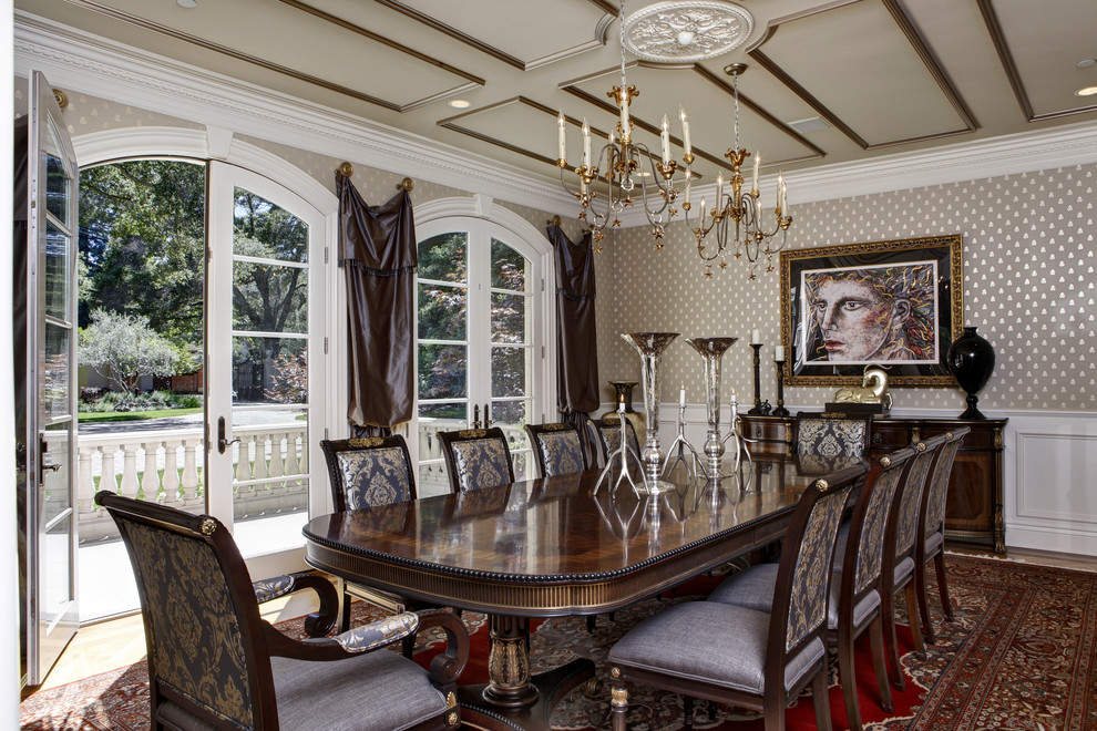 Design ideas for a traditional separate dining room in Other.