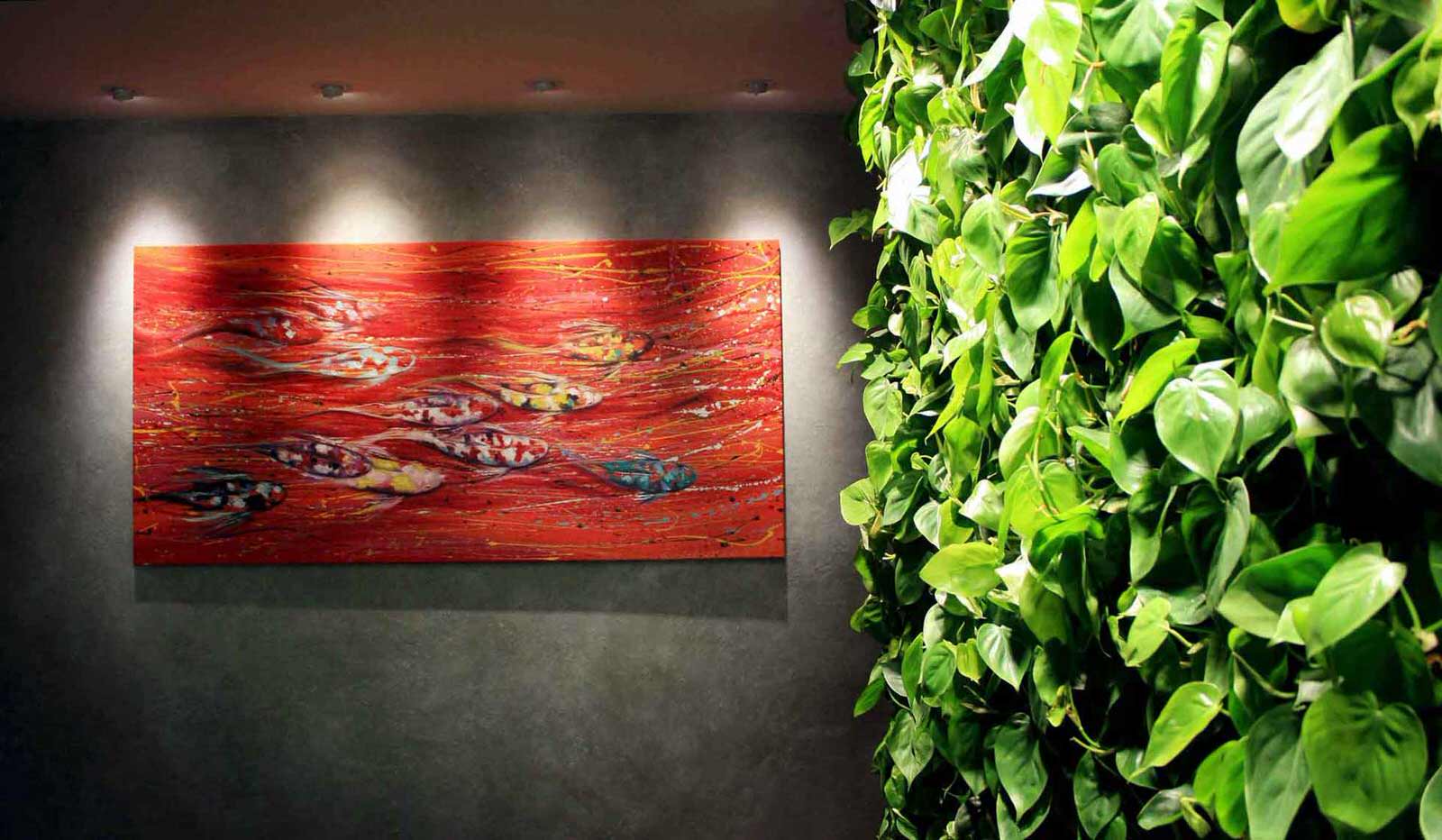 Фитостена в квартире, Озерки