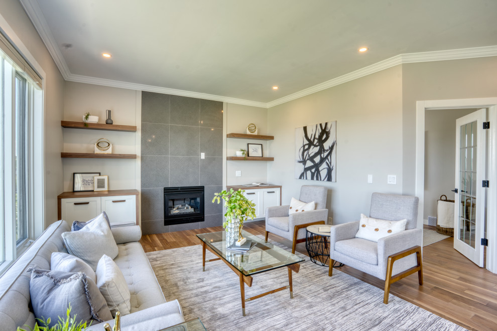 Living room - living room idea in Calgary