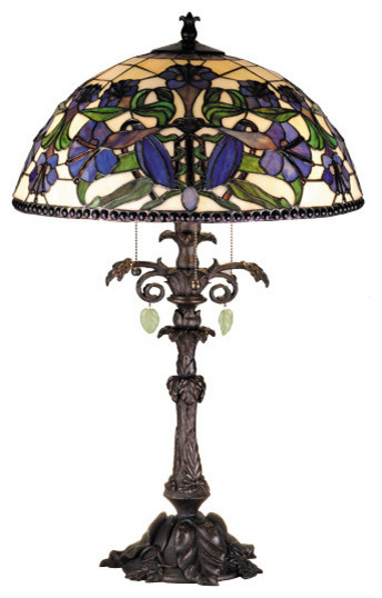 29"H Nouveau Lily Table Lamp