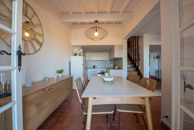 Maisons mitoyennes &agrave; Sainte-Maxime (83) mediterranean-dining-room