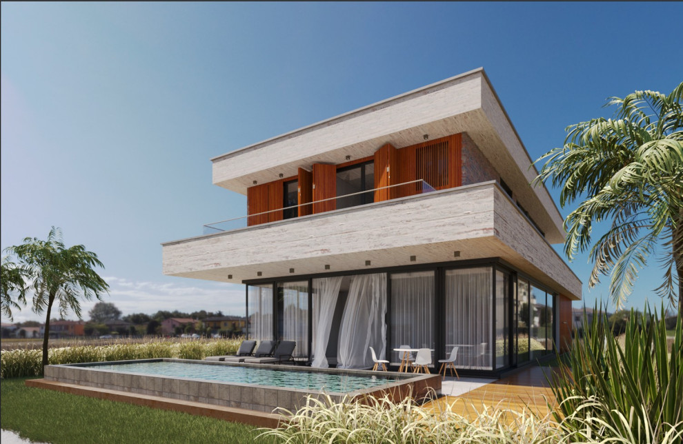 Визуализация экстерьер. Работа выполнена в 3dmax + Corona Render