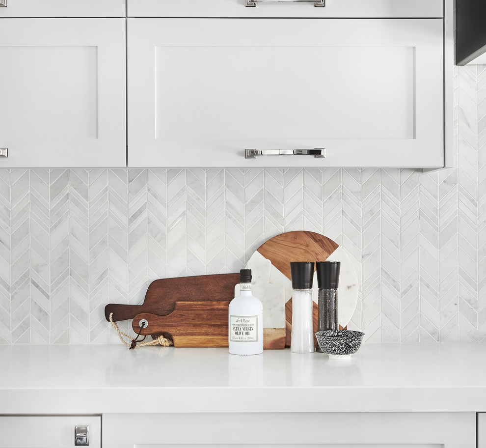 Inspiration for a small transitional kitchen remodel in Toronto