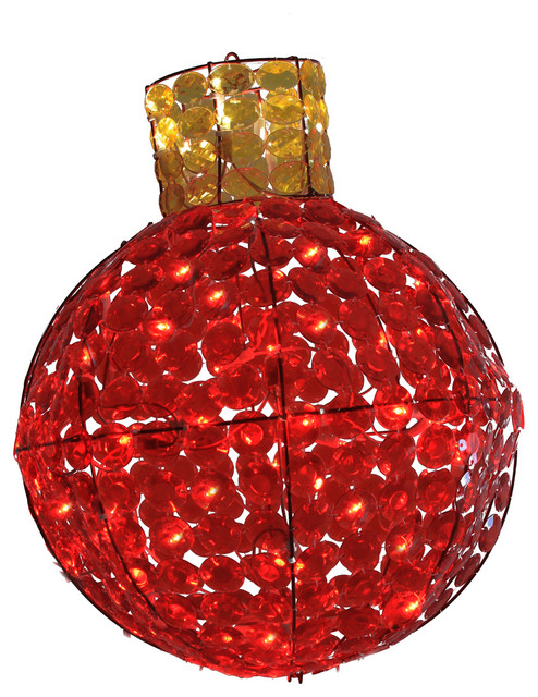 19 Led Lighted Red And Amber Faceted Light Bulb Christmas Yard Art 19 Led Lighted Red And Amber Faceted Light Bulb Christmas Yard Art Decoration