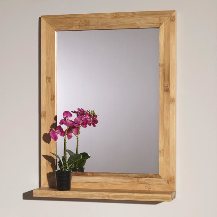 24" Liani Bamboo Vanity Mirror