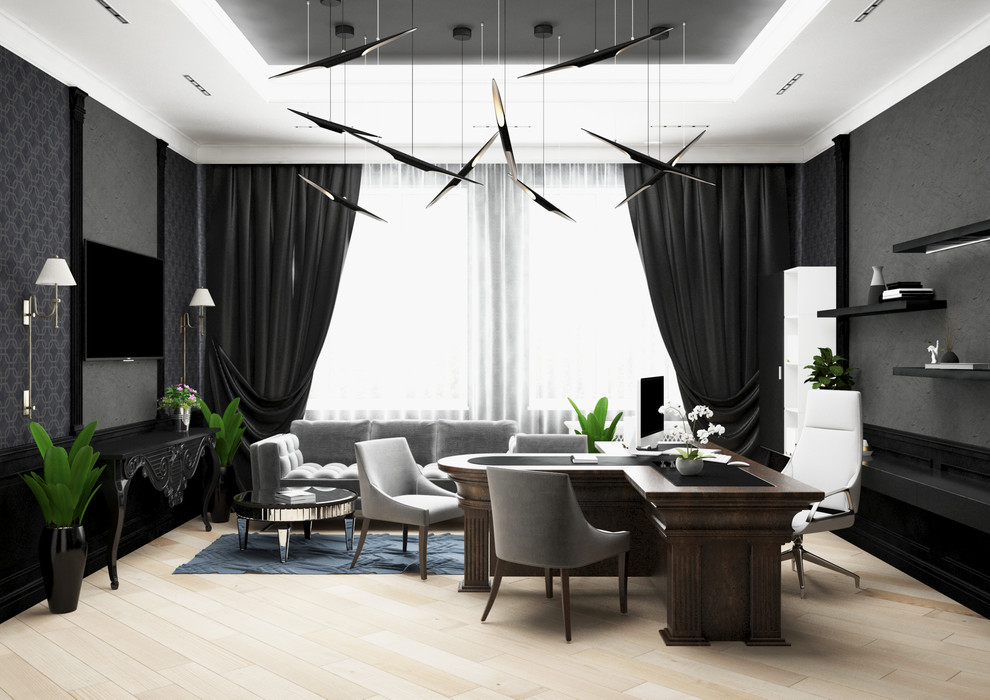 Офис в классическом стиле 50кв м