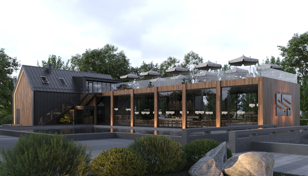 Двухэтажный ресторан в центре Новочеркасска