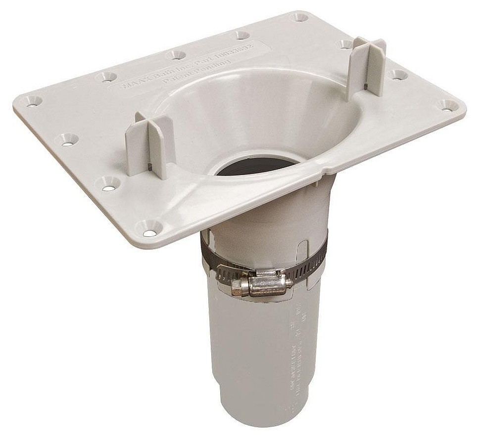 MAAX F2 Drain PVC Kit for Freestanding Bathtub, White Tub And Shower