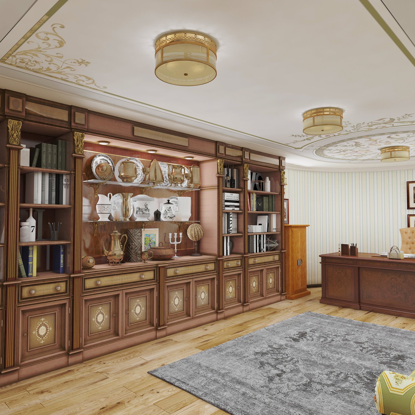 Проект. Интерьер подвала дома (70 м кв)