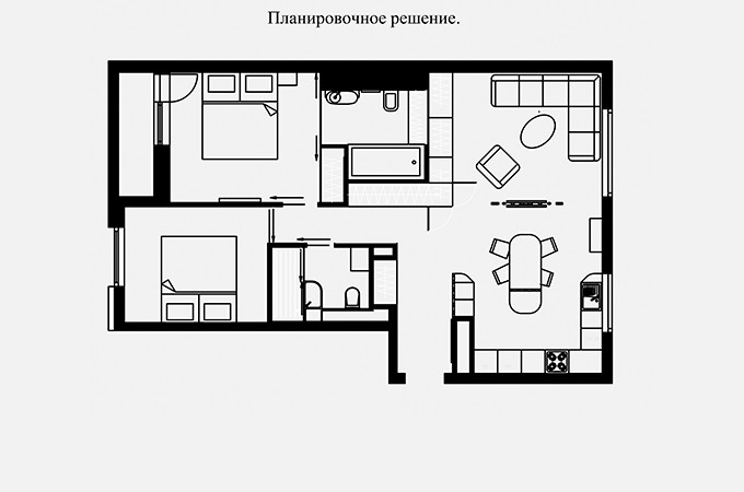 2-х комнатная квартира на Пятницком шоссе