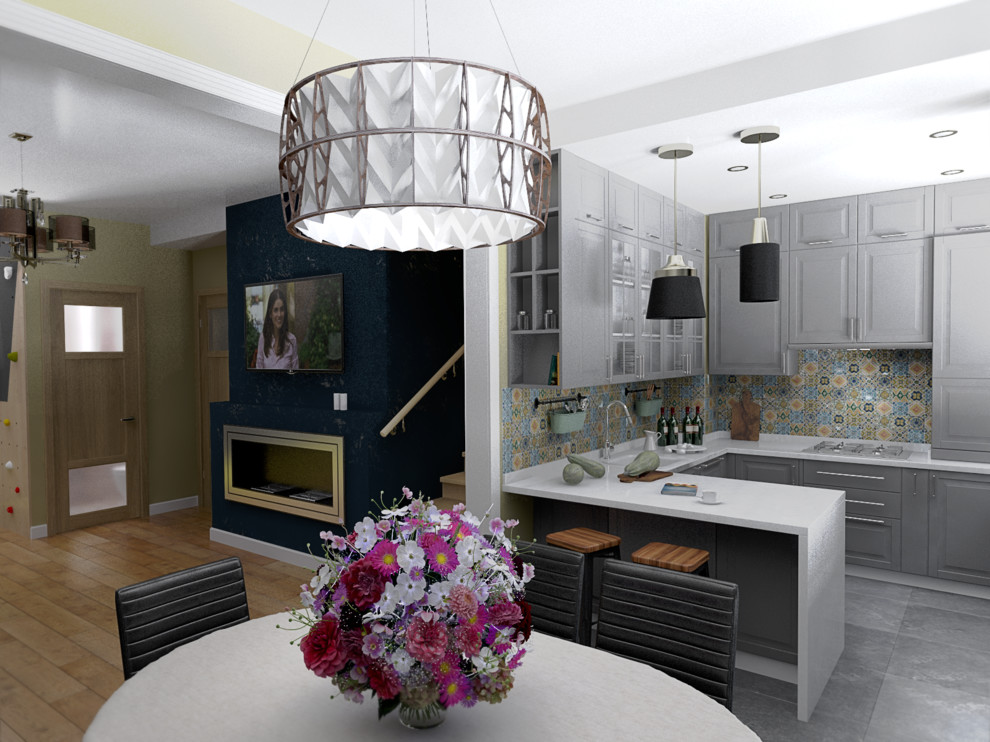 Проект интерьеров таунхауса "Смешанные чувства"