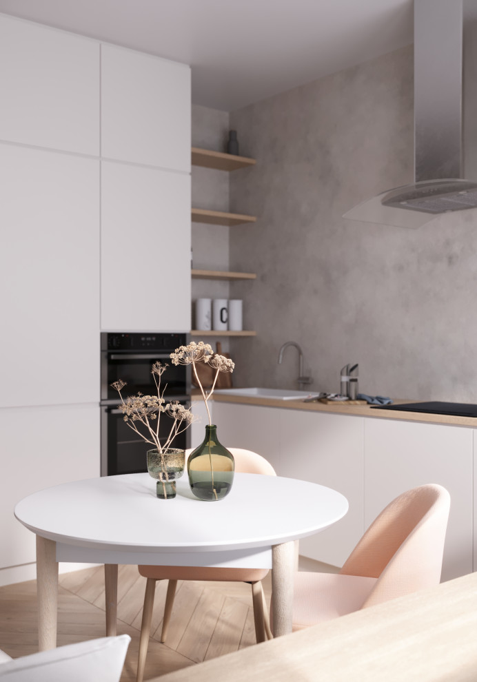 ЖК Discovery. Квартира для юной девушки.