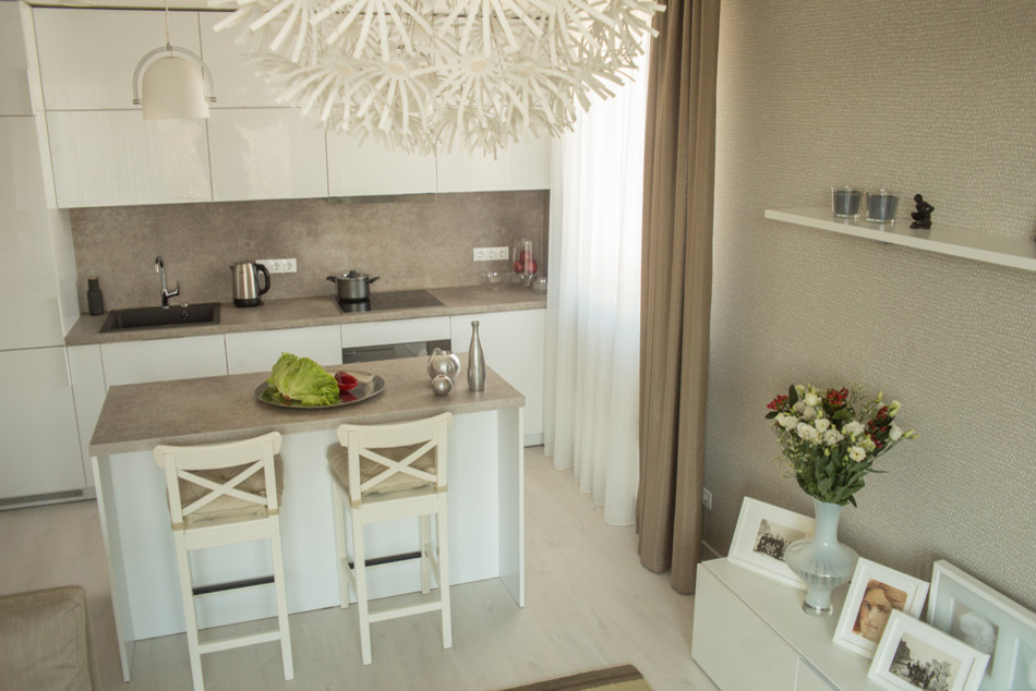 Дизайн интерьера квартиры в современном стиле: реальные фотографии из Вильнюса