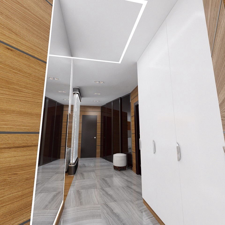 Дизайн проект квартиры 100кв.м в работе