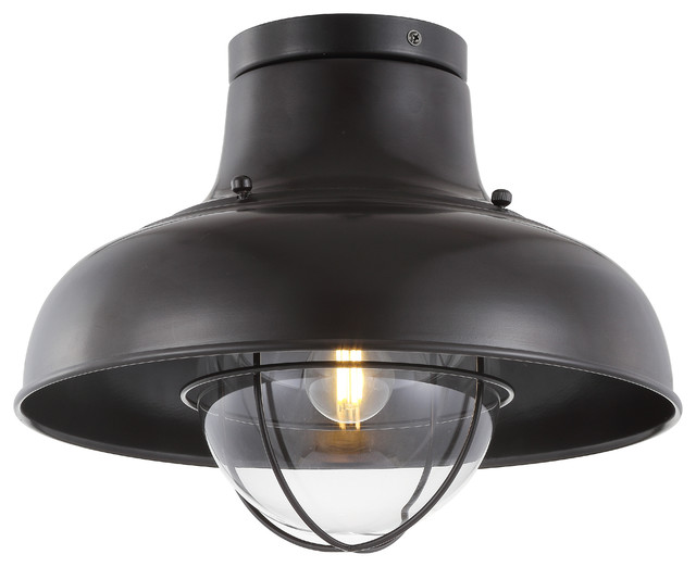 Cameron 13 Metal Led Semi Flush Mount Oil Rubbed Bronze