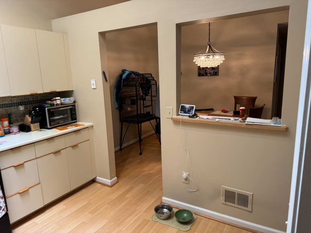 "We want a new kitchen but we have a stupid wall we need to get rid of"