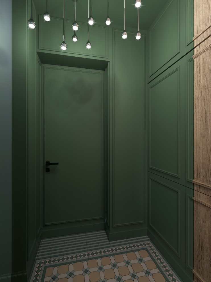 Interior design of a residential flat in The housing complex "Dynasty" at Moscow