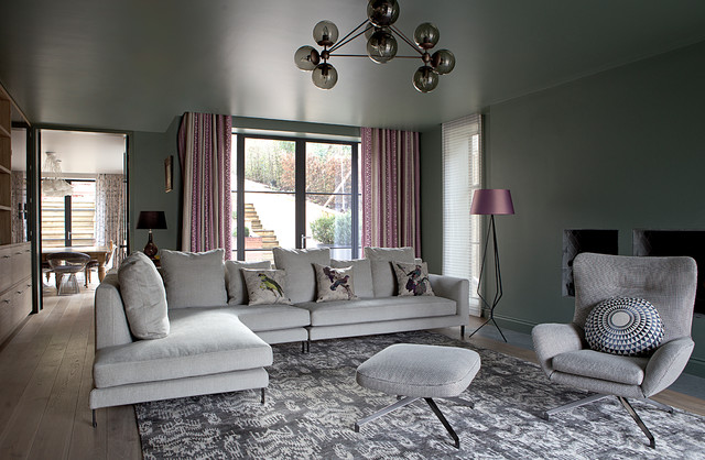 Wimbledon contemporary-vardagsrum