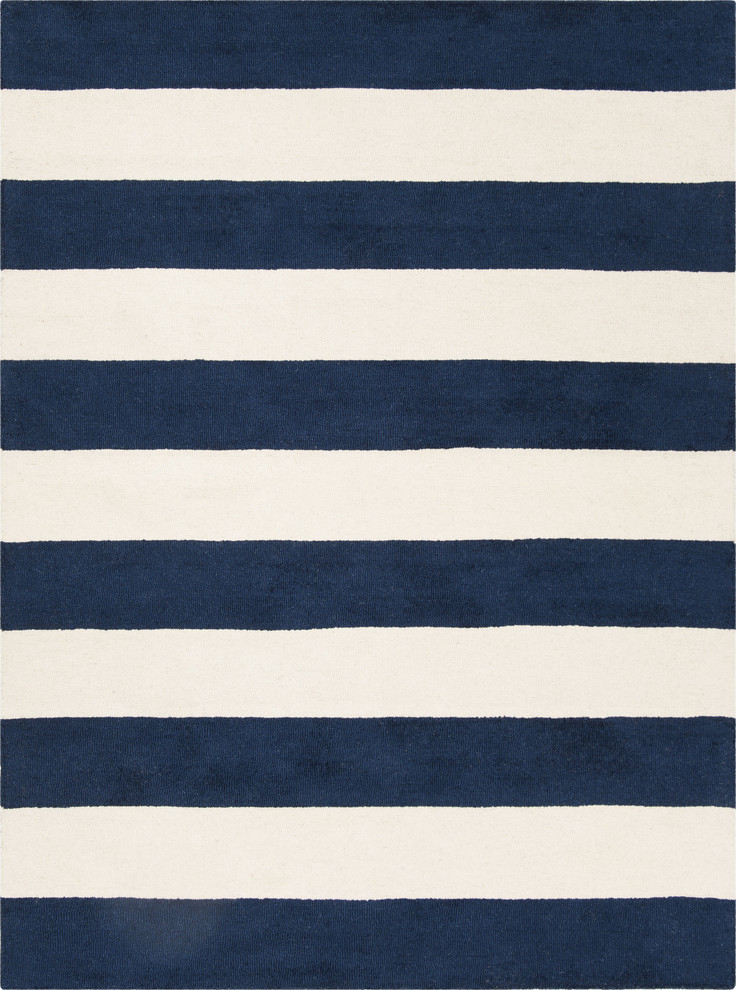 Safavieh Safavieh Kids SFK919N 5' Square Navy/Ivory Rug