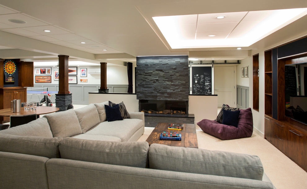 Wellesley Remodel - Transitional - Basement - Boston - by Carby's ...