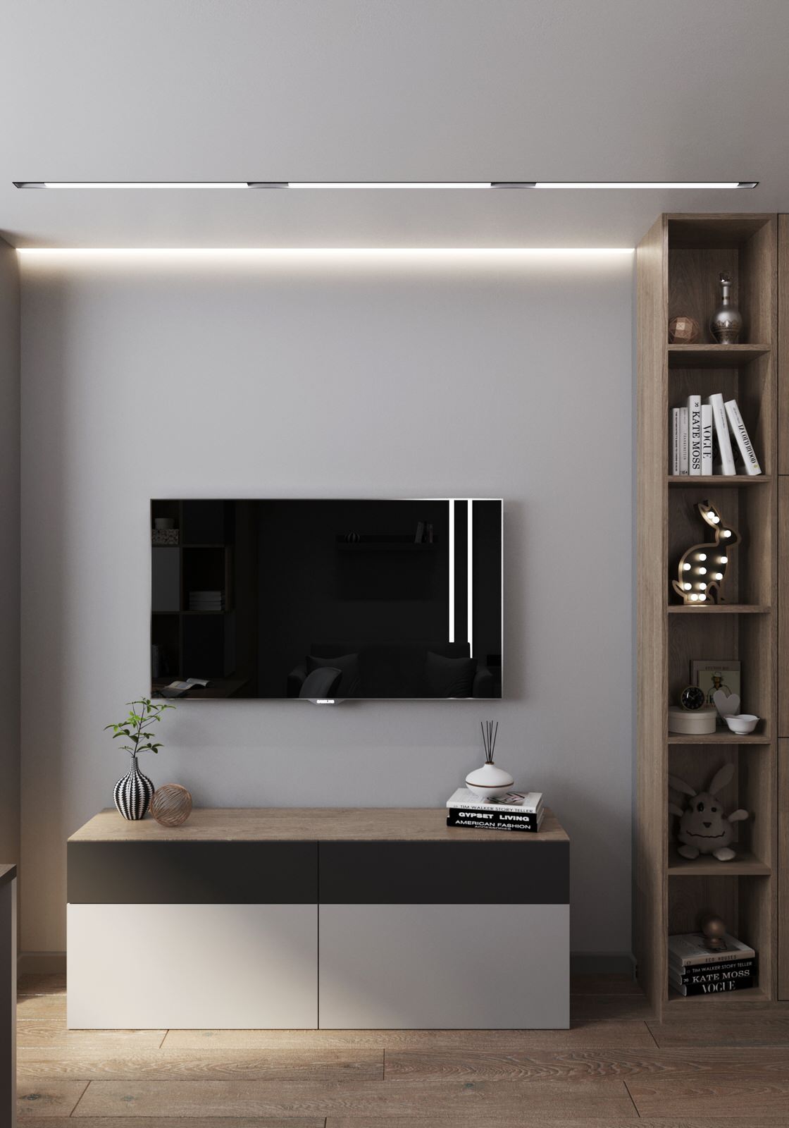 3-х комнатная квартира в одном стиле