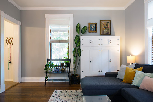 My Houzz: Personalized Updates in an 1880s Cincinnati Home eklektisk-vardagsrum