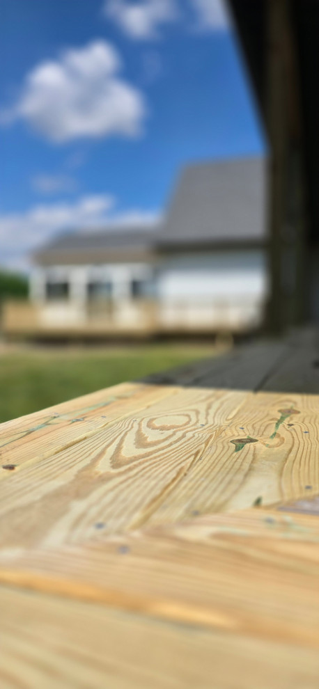 Porch Fix and Deck Build