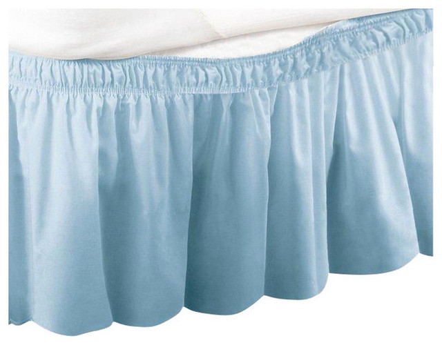 Wrap Around Bed Skirt, Twin/Full Traditional Bedskirts by Brown's