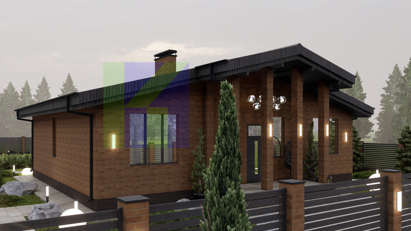 Загородный дом КС7-148м