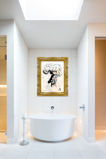 Private Residence mid-century-badezimmer