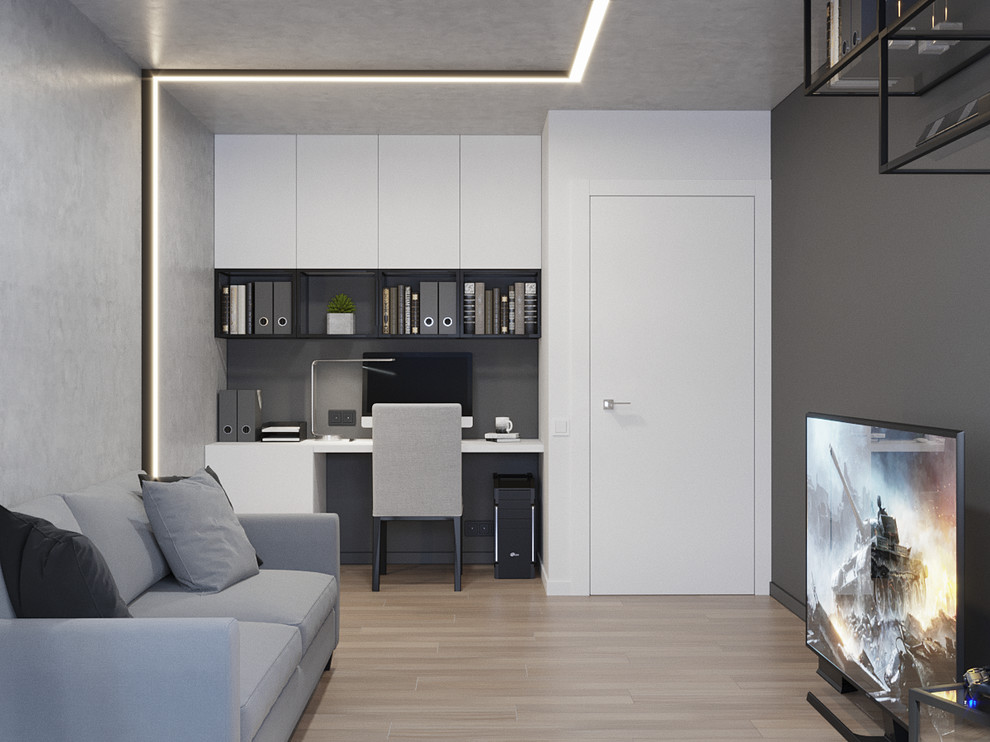 Бетон и дерево