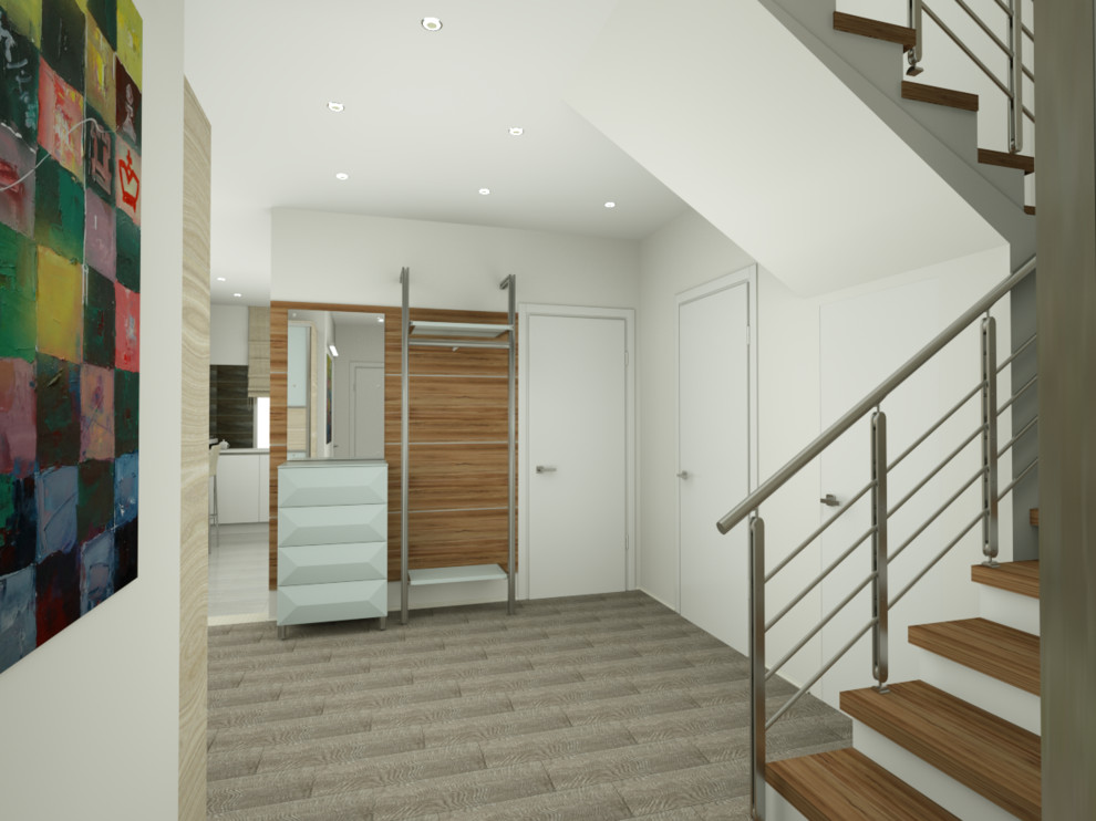 кухня-столовая частного дома