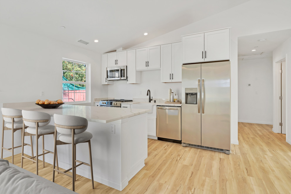 Inspiration for a transitional kitchen remodel in San Diego