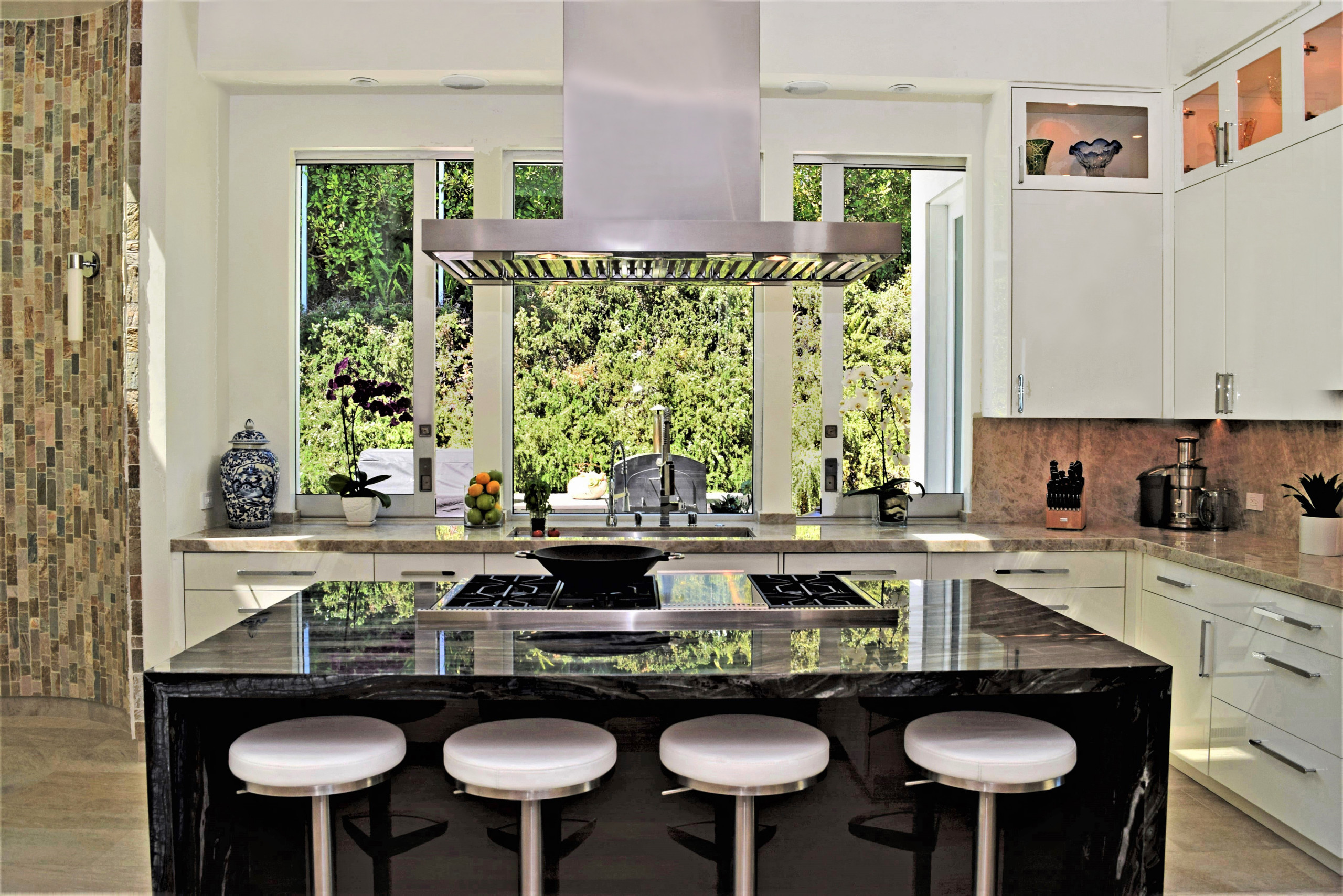 My Contemporary Kitchen Remodel For A Client in The Hollywood Hills Bird Streets