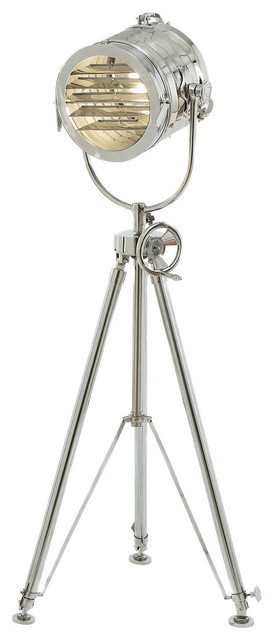 chrome tripod floor lamp