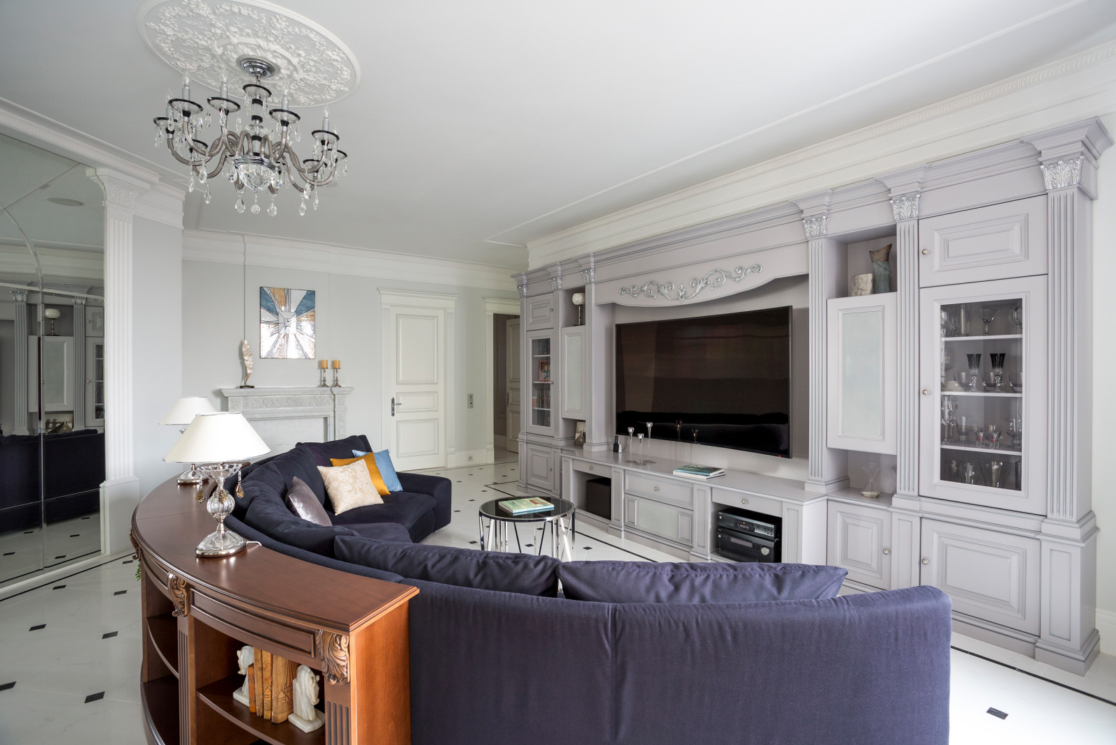 Квартира в Москве с застекленной верандой